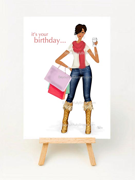 It's Your Birthday - Multicultural, African American, Birthday Cards – Beyoutifully Brown™